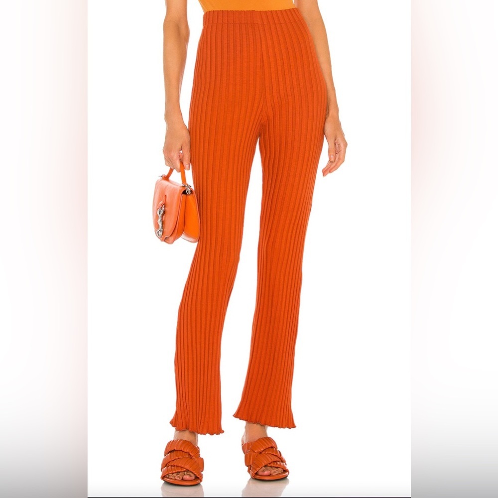 NWT - Simon Miller Orange Rib Pant - Size L